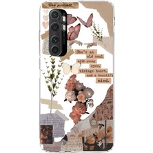 Manitoba Xiaomi Mi Note 10 Lite Uyumlu Baskılı Yumuşak Silikon Şeffaf Telefon Kılıfı