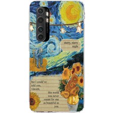 Manitoba Xiaomi Mi Note 10 Lite Uyumlu Baskılı Yumuşak Silikon Şeffaf Telefon Kılıfı