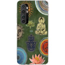 Manitoba Xiaomi Mi Note 10 Lite Uyumlu Baskılı Yumuşak Silikon Şeffaf Telefon Kılıfı