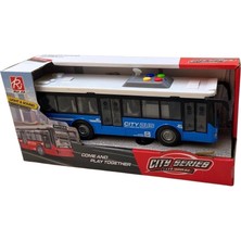 Scowetto Oyuncak Pilli Sürtmeli Metal Kapıları Açılabilen Otobüs