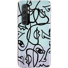 Manitoba Xiaomi Mi Note 10 Lite Uyumlu Baskılı Yumuşak Silikon Şeffaf Telefon Kılıfı