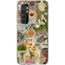 Manitoba Xiaomi Mi Note 10 Lite Uyumlu Baskılı Yumuşak Silikon Şeffaf Telefon Kılıfı