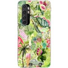 Manitoba Xiaomi Mi Note 10 Lite Uyumlu Baskılı Yumuşak Silikon Şeffaf Telefon Kılıfı