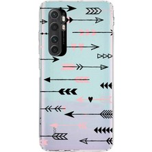 Manitoba Xiaomi Mi Note 10 Lite Uyumlu Baskılı Yumuşak Silikon Şeffaf Telefon Kılıfı
