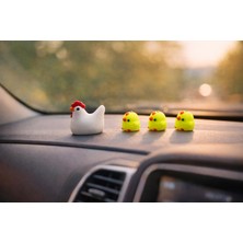 -Tavuk+ 3 Civciv 4lü Set