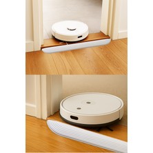 Roboqoq 1.6cm x 70cm Beyaz Robot Süpürge Rampası Sök Tak Kapı Eşik Rampası