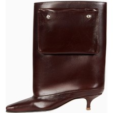 A.w.a.k.e. Mode Kahverengi Dana Derisi Kadın Topuklu Bot