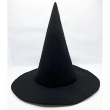 Eco Lounge Siyah Renk Keçe Cadı Şapkası