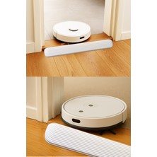 Roboqoq 3cm x 70cm Beyaz Robot Süpürge Rampası Kapı Eşik Rampası