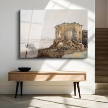 GülsenArt William Turner Roma Antik Harabeleri Temperli Cam Tablo Duvar Tablosu Dekoratif Tablo