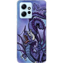 Manitoba Xiaomi Redmi Note 12 4g Uyumlu Baskılı Yumuşak Silikon Şeffaf Telefon Kılıfı