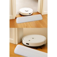 Roboqoq 5cm x 70cm Beyaz Robot Süpürge Rampası Kapı Eşik Rampası