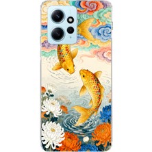 Manitoba Xiaomi Redmi Note 12 4g Uyumlu Baskılı Yumuşak Silikon Şeffaf Telefon Kılıfı