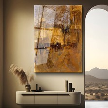 GülsenArt Lesser Ury Sonbahar Şehir Sokak Manzarası Temperli Cam Tablo Duvar Tablosu Dekoratif Tablo