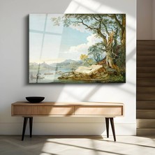 GülsenArt Richard Wilson Italyan Kırsal Manzara Temperli Cam Tablo Duvar Tablosu Dekoratif Tablo