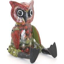 Eco Lounge Ahşap Sallanan Baykuş