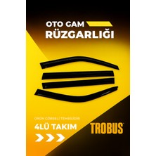Trobus Renault Megane 2 Sedan 2006 Cam Rüzgarlığı 4'lü Takım