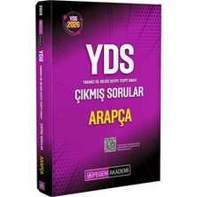 Pegem Akademi Yayıncılık 2026 YDS Arapça Çıkmış Sorular