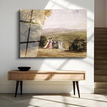 GülsenArt J.m.w. Turner Teras Manzara Görünümü Temperli Cam Tablo Duvar Tablosu Dekoratif Tablo