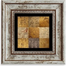 TeknoKapsül Mozaik Çerçeveli Taş Tablo 20 cm