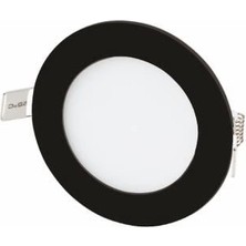 Eco Lounge Cata Ct 5125 Siyah Kasa LED Spot 6W 3200K Gün Işığı