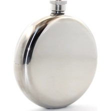 Paslanmaz Çelik Yuvarlak 8 Oz Tekli Matara ALK2677