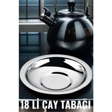 Eco Lounge Bx 18 Li Metal Çay Tabağı Veneta Design Seti