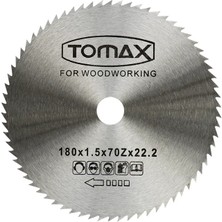 Ağaç Daire Testeresi (Elmassız) 180X1,5 Diş 70Z