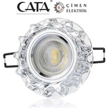 Eco Lounge Cata Ct 6595 Kristal Cam LED Spot Kasası