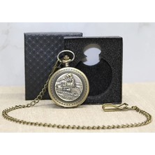 Özel Kutulu Tren Temalı Köstekli Saat ALK4670