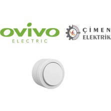 Eco Lounge Beyaz Tekli Anahtar Sıva Üstü - Elektrik Tesisat Anahtarı