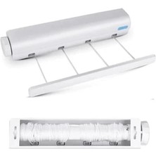 Eco Lounge Pratik Çamaşır Kurutma Portatif Yeni Nesil Çek As Kolay Askılık 4 Ipli Çamaşır Askılığı