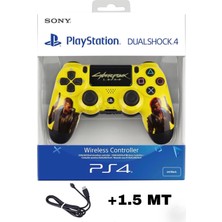 Crktech Playstation Dualshock 4 Uyumlu V2 Yenilenmiş Ps4 Oyun Kolu Desenli Pc + Ps4 ( 1.5mt Şarj Kablosu)