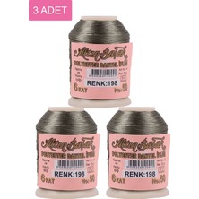 Zenvia 3 Adet Altınbaşak Oya ve Dantel Ipi 20 gr - Royaleks - No: 198 (ZNV-556)