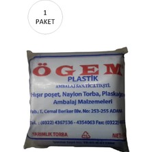 Zenvia Bakkaliye Naylon Torba Yarımlık 14X27 cm 1 kg 1 Paket (Takriben 360 Adet) (ZNV-556)