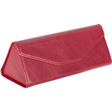 Sinerjim Smart Glass Deri Gözlük Kılıfı V4 Kırmızı