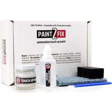 Paint2Fix Paint 2 Fix Metalik Beyaz Otomobil Rötuş Boya Polisaj Seti