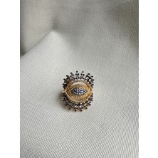 Özel Tasarım Zirkon Taşlı Göz Yüzük