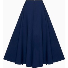 A.w.a.k.e. Mode Kadın Lacivert Pileli Etek