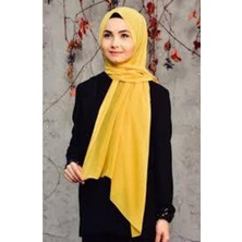 Sedef Şifon ŞAL,SARI,70X200