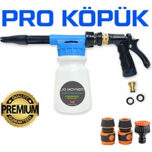 Jo Moyner Bahçe Ev Araba Yıkama Başlığı Basınçlı Köpük Su Tabancası Köpük Püskürtme Tabancası Hortum Için