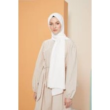 Sedef Medine Ipeği ŞAL,BEYAZ,70X200