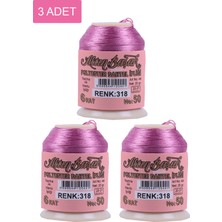 Zenvia 3 Adet Altınbaşak Oya ve Dantel Ipi 20 gr - Royaleks - No: 318 (ZNV-556)