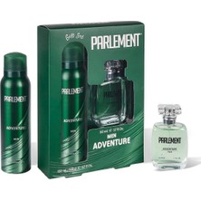 Zenvia Parlement 50 ml Adventure Erkek Parfüm + 150 ml Deodorant Seti (ZNV-556)