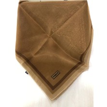 Pramit Abiye Eşarp KEHRIBAR,KAHVERENGI,90X90