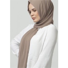 Sedef Kadın Kahverengi Medine Ipeği Şal