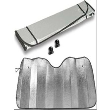 Zenvia Oto Güneşlik Balonlu Çift Taraflı Alüminyum Folyo Kaplı Oto Güneşlik 130X60 cm ROYALEKS-8074
