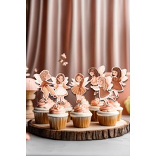 Niksy Design Orman Perileri Temalı 12 Adet Cupcake Süsü