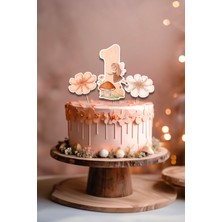Niksy Design 1 Yaş Orman Perileri Temalı 3’lü Pasta Süsü