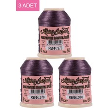 Zenvia 3 Adet Altınbaşak Oya ve Dantel Ipi 20 gr - Royaleks - No: 970 (ZNV-556)